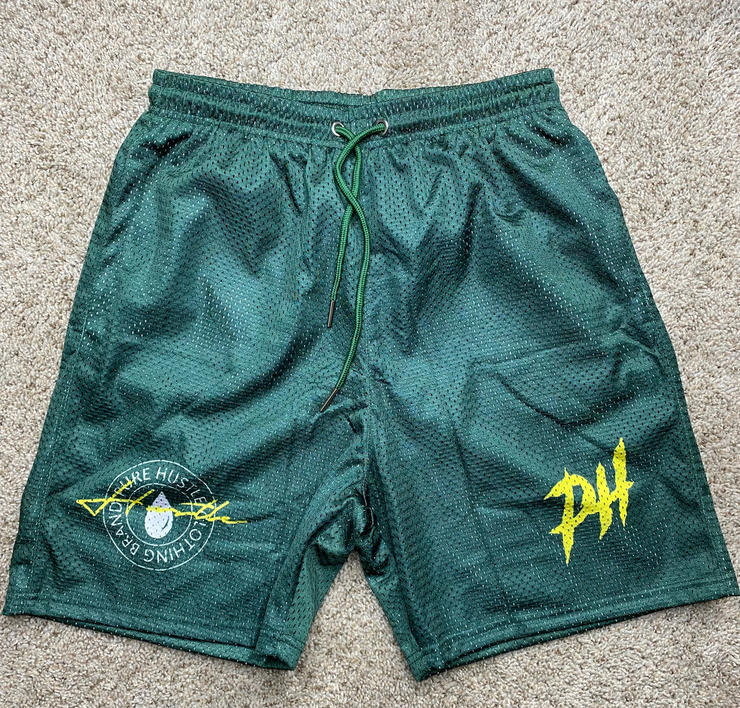 Packers Green Pure Hustle Mesh Shorts