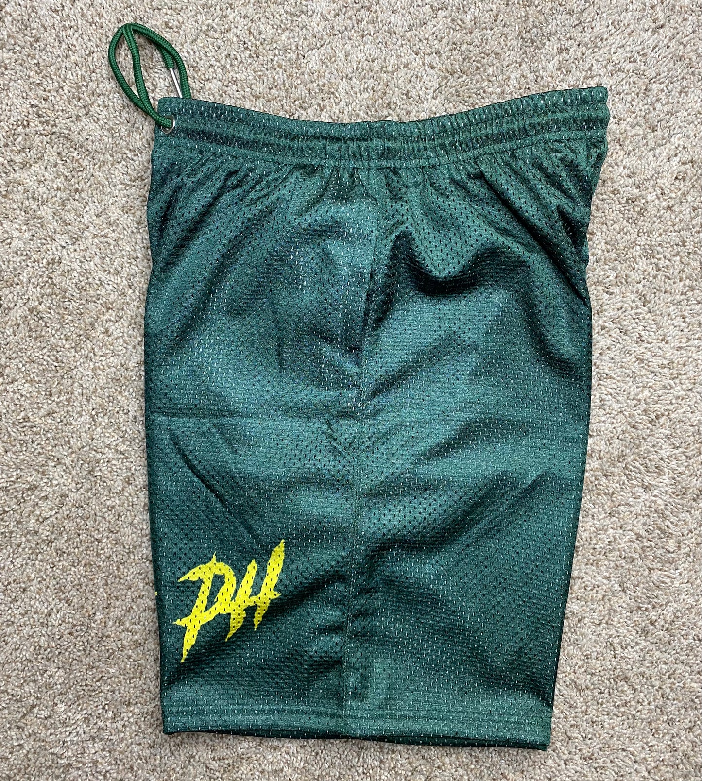 Packers Green Pure Hustle Mesh Shorts