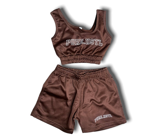 Pure Hustle Brown Two Piece